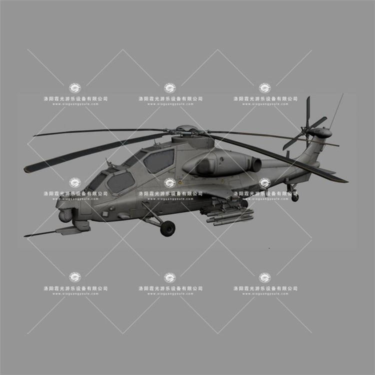 民丰武装直升机3D模型